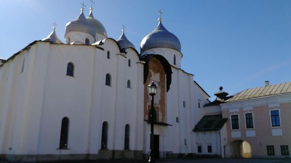 Великий Новгород. Вид на Софийский собор