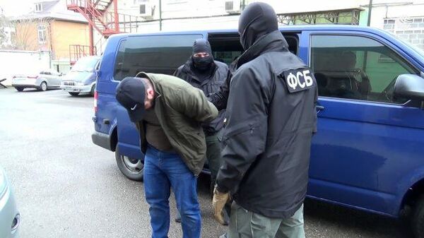 Задержание подозреваемого в подготовке взрыва на параде Победы в Норильске. Съемка ФСБ