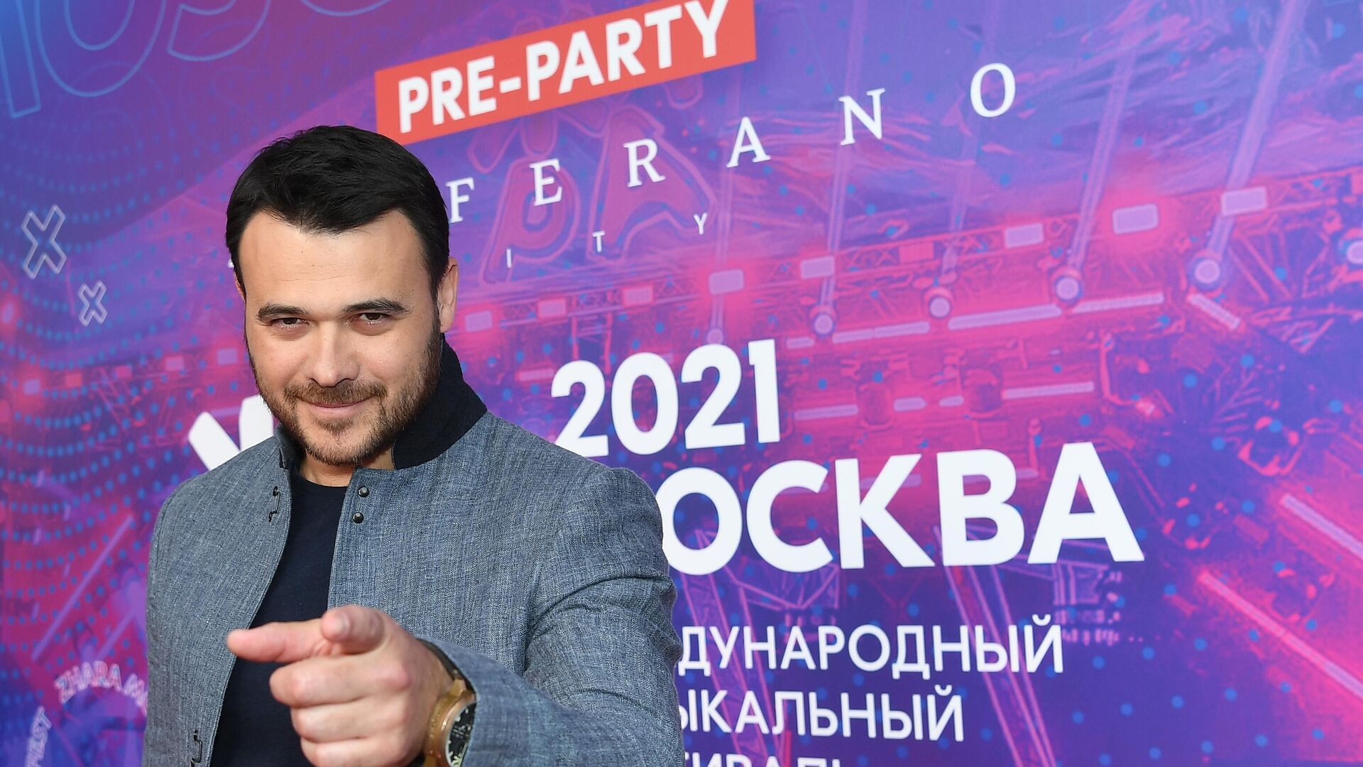 Певец Эмин Агаларов на pre-party международного музыкального фестиваля Жара в Москве - РИА Новости, 1920, 31.08.2021