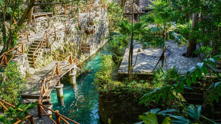 Парк Xcaret в Мексике