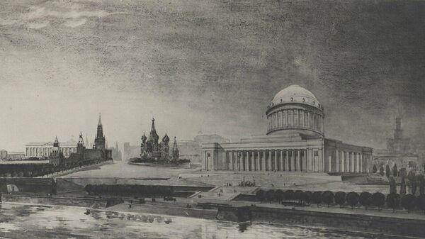 Проект пантеона в Москве. 1953 год