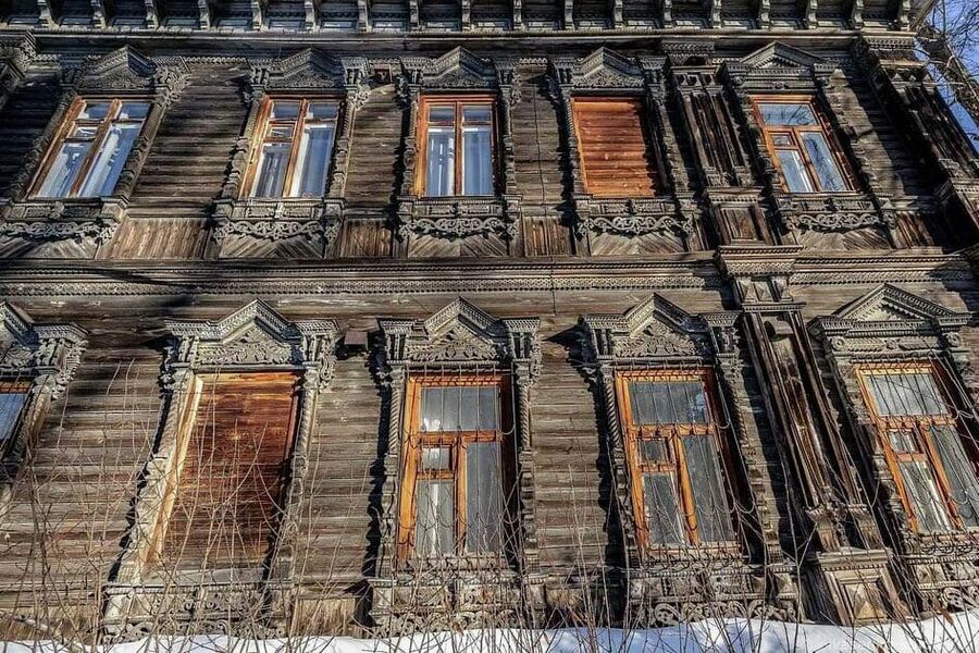 Дом в Нижнем Новгороде, законсервированный волонтерами