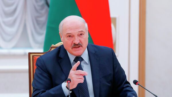 Президент Белоруссии Александр Лукашенко принимает участие в заседании Совета глав правительств СНГ