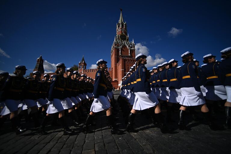 Генеральная репетиция парада Победы в Москве