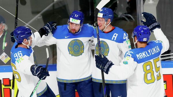 Игроки сборной Казахстана по хоккею