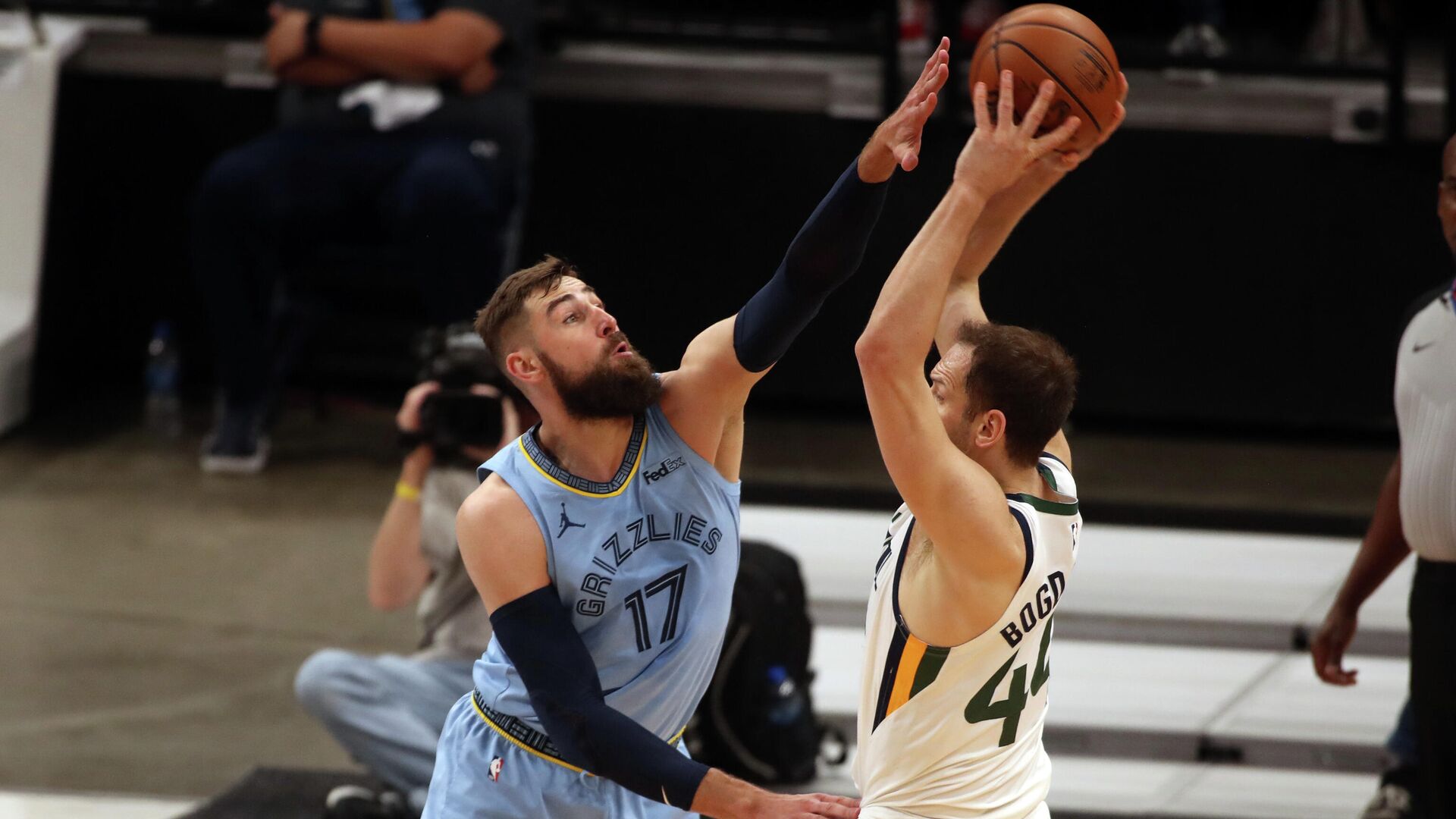 Игровой момент матча НБА Юта Джаз - Мемфис Гриззлис - РИА Новости, 1920, 30.05.2021