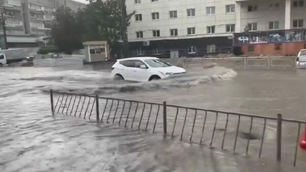 Потоп в Симферополе: за сутки выпала месячная норма осадков