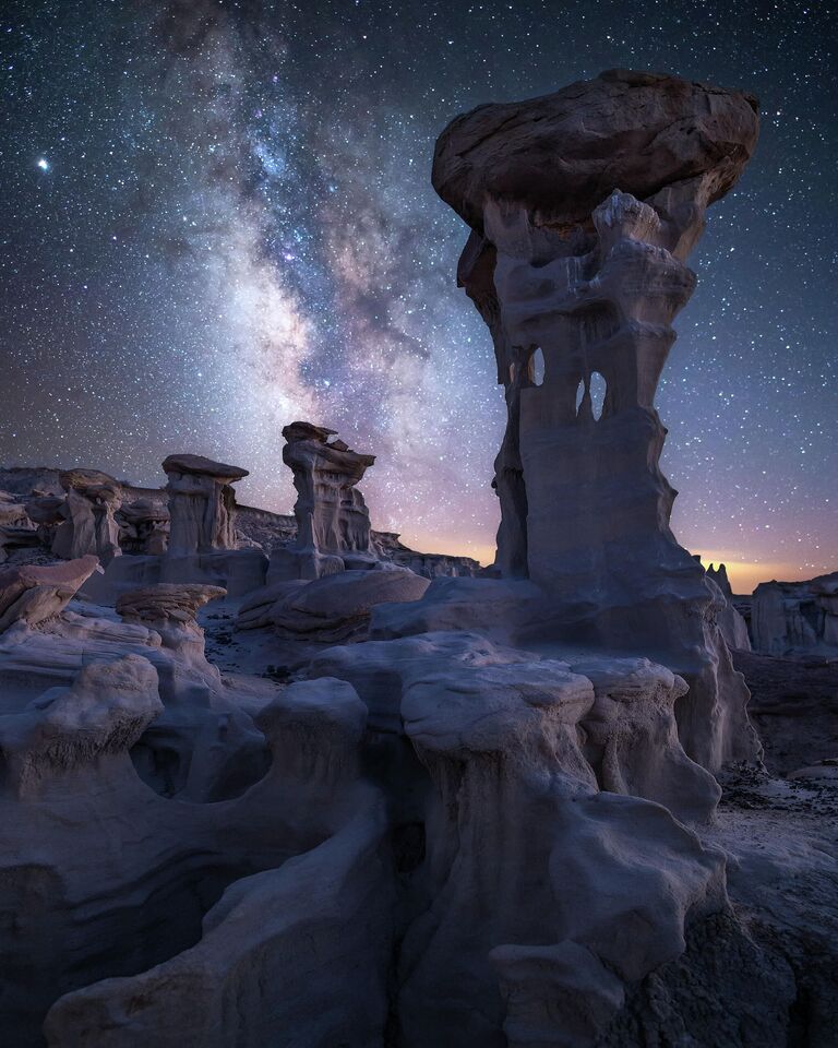 Работа фотографа Christine Kenyon “Navajo nights” в фотоконкурсе 2021 Milky Way photographer of the year