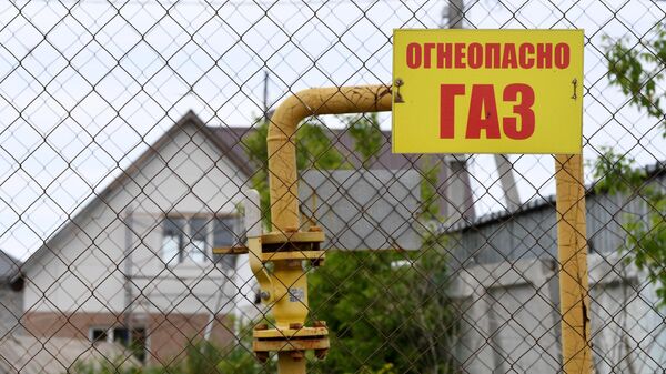 Газораспределительное устройство в секторе малоэтажной жилой застройки на окраине Новосибирска