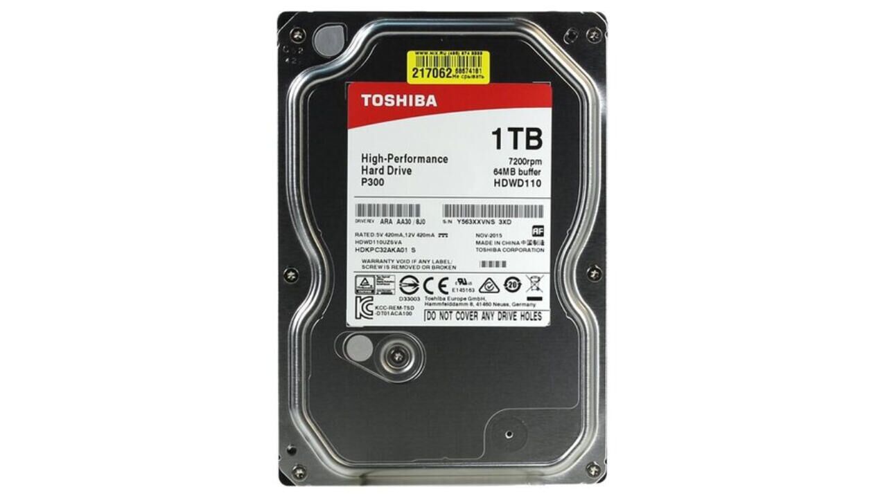 Toshiba 1 TB HDWD110UZSVA - РИА Новости, 1920, 03.06.2021