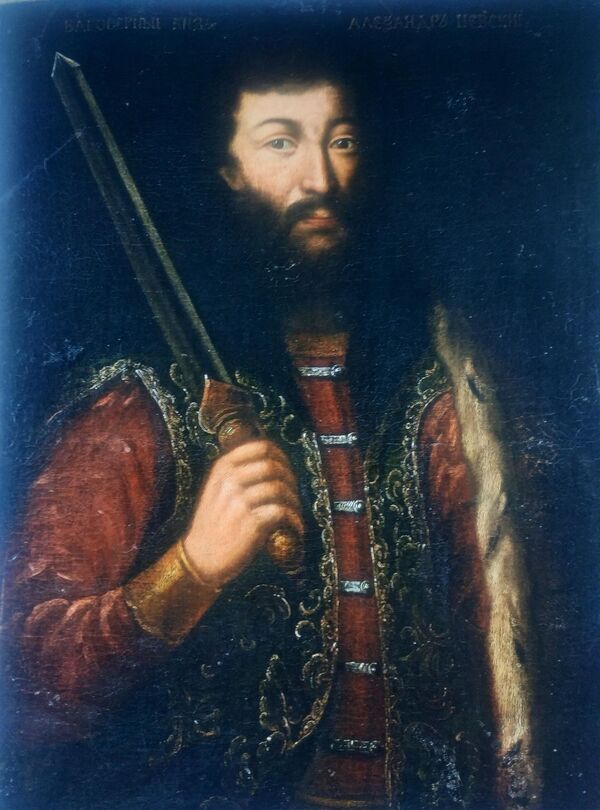 Александр Невский. Картина конца XVIII века Александр Невский. Картина конца XVIII века