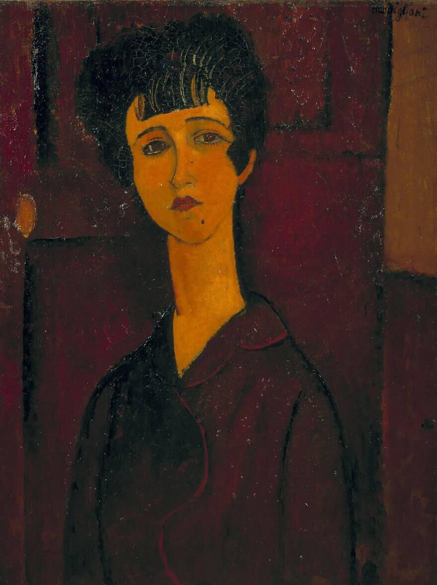 Амедео Модильяни. Портрет девушки. 1917 - РИА Новости, 1920, 07.06.2021