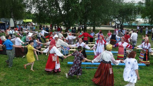 На этнографическом фестивале Волченские узоры в Липецкой области