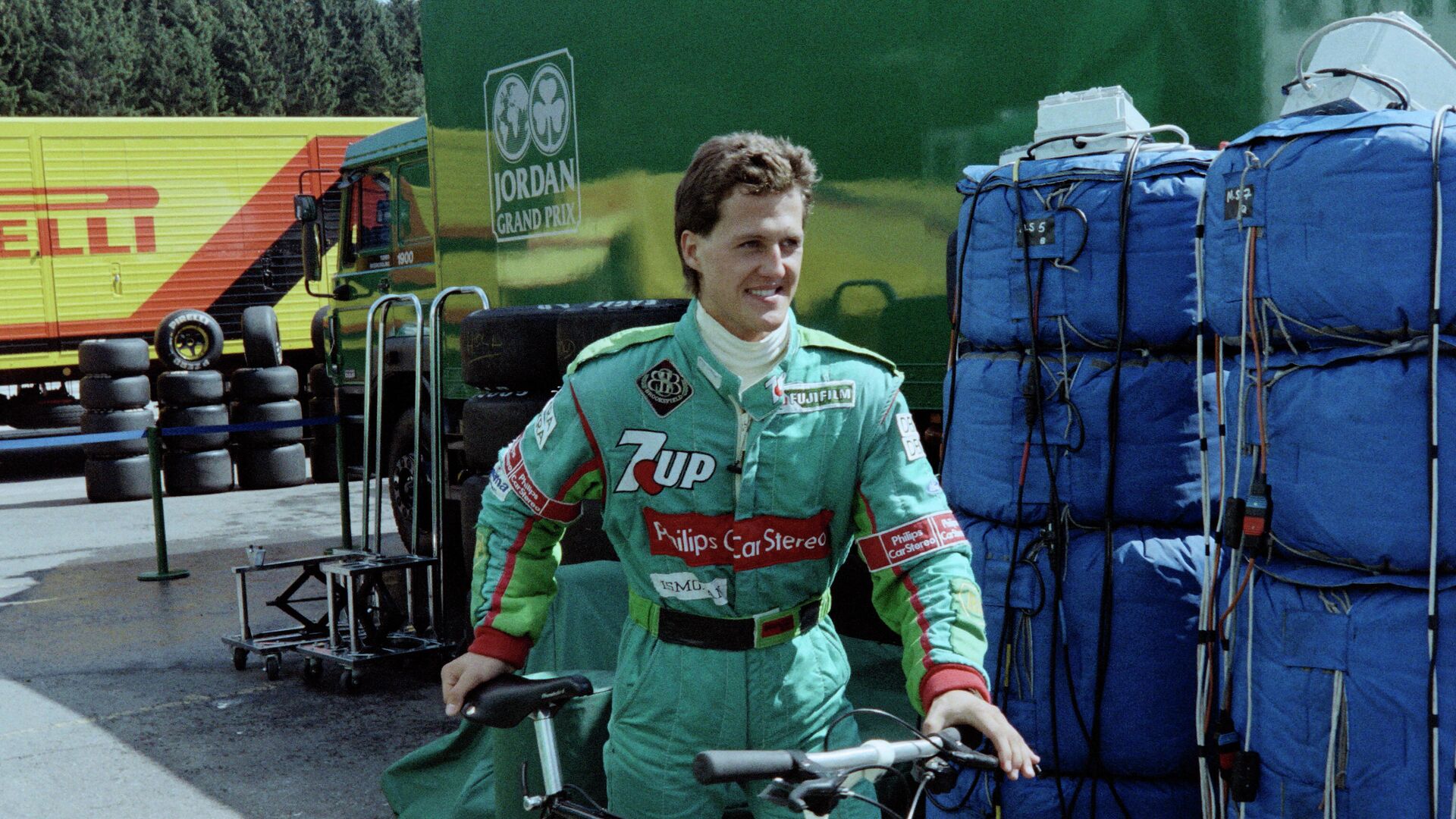 Михаэль Шумахер на Гран-при Бельгии 1991 года - РИА Новости, 1920, 08.06.2021