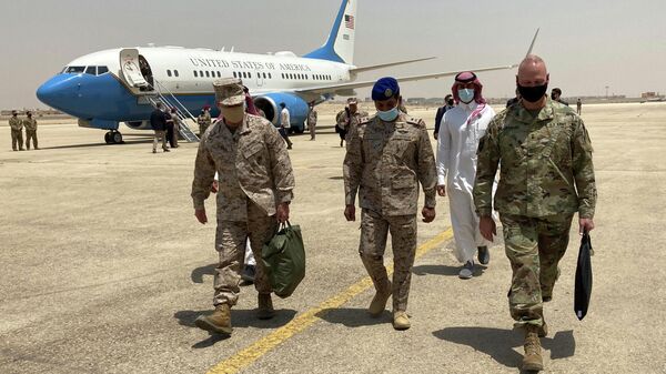 Глава Центрального командования США генерал Фрэнк Маккензи во время визита в Саудовскую Аравию