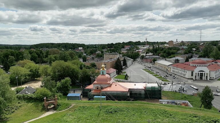 Вид на город с колькольни