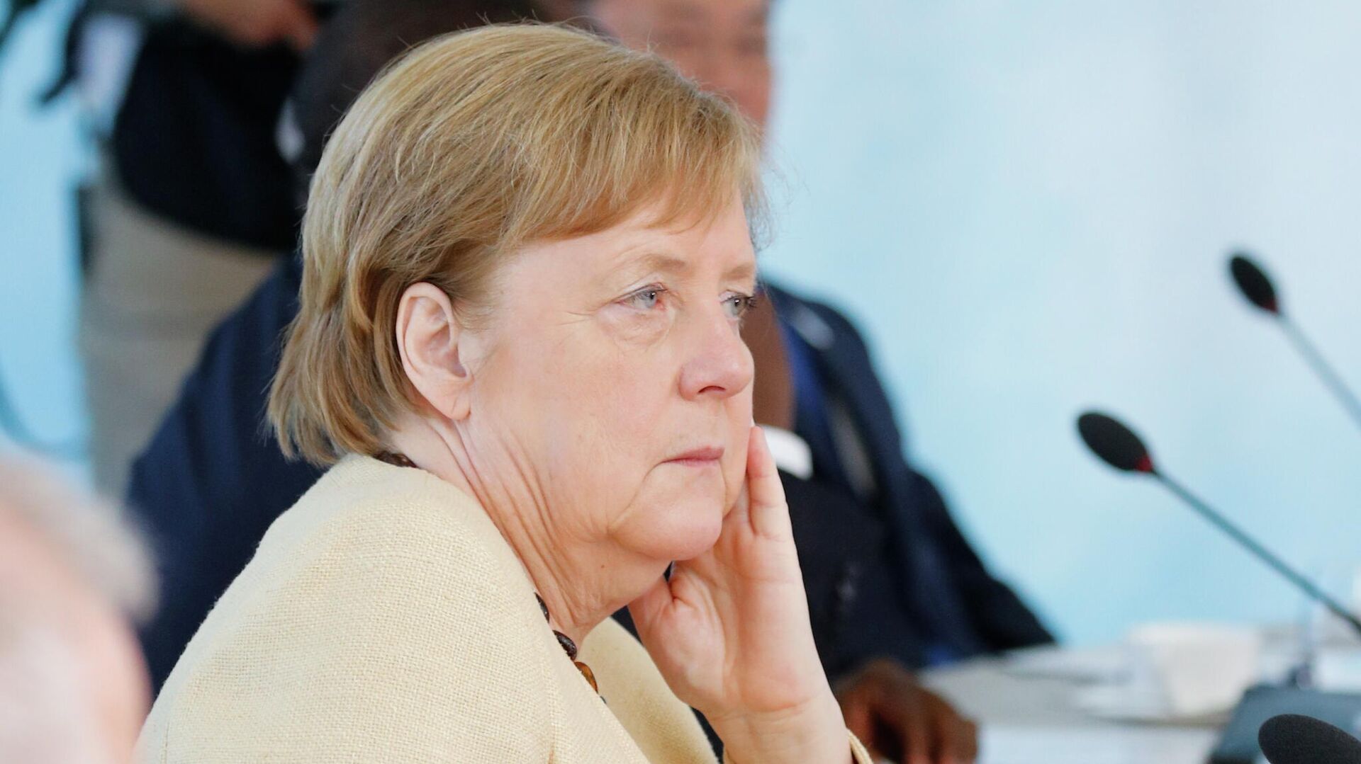 Канцлер Германии Ангела Меркель на саммите G7 в Великобритании - РИА Новости, 1920, 18.06.2021