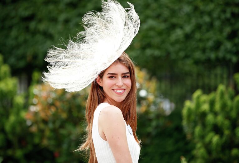 Посетительница королевских скачек Royal Ascot