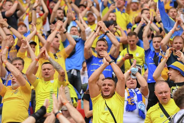 Болельщики сборной Украины по футболу
