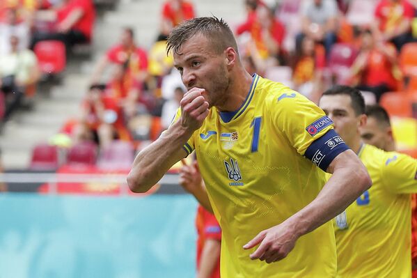 Нападающий сборной Украины по футболу Андрей Ярмоленко
