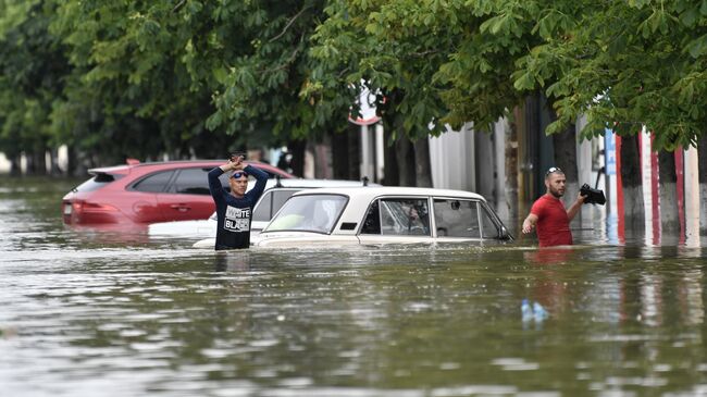 Последствия подтопления в Керчи из-за ливней