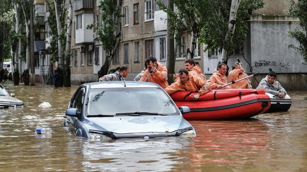 Последствия подтопления в Керчи из-за ливней