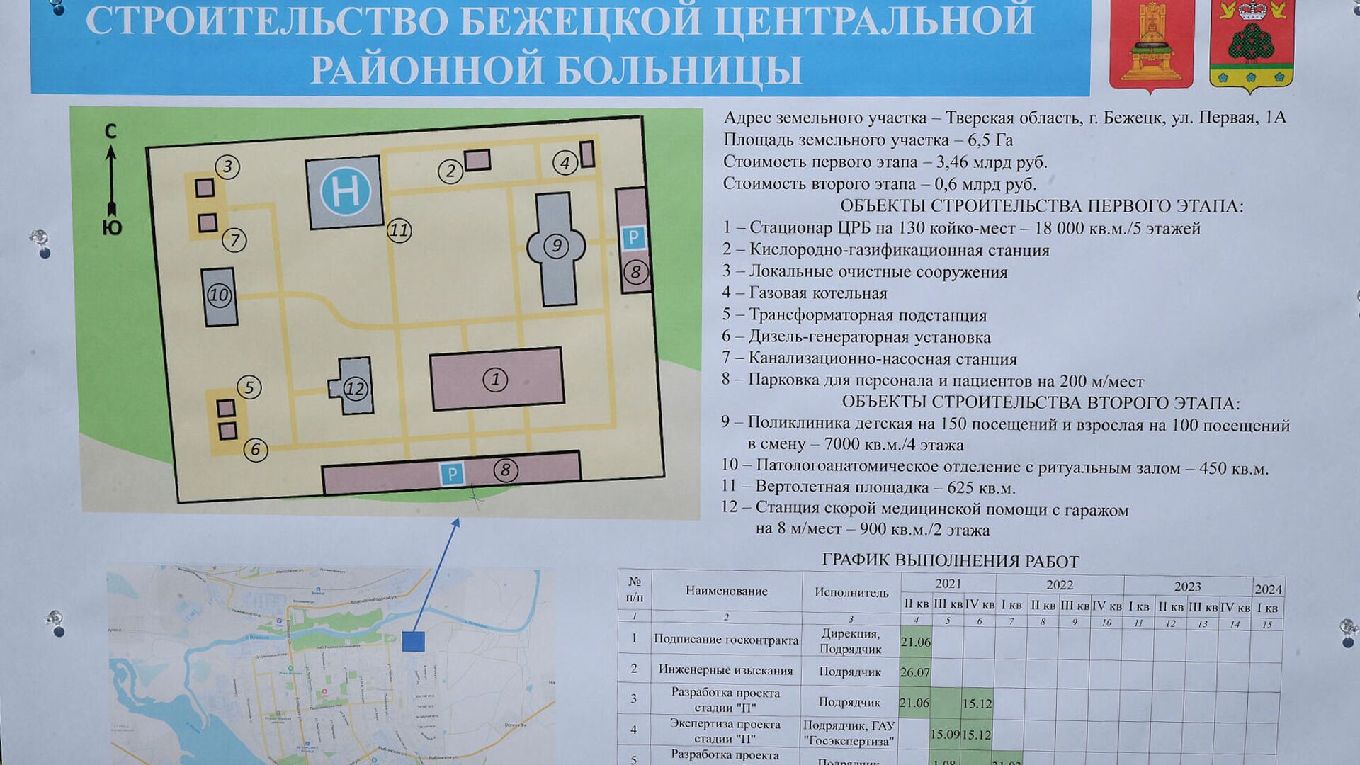 Проект реновации Бежецкой центральной районной больницы - РИА Новости, 1920, 17.06.2021