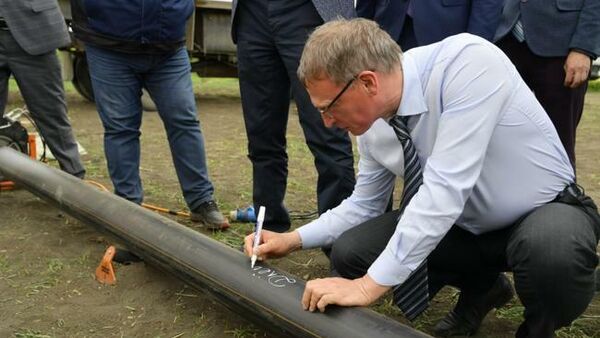 В Омской области сдадут раньше срока 32 километра газопровода