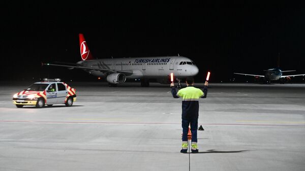 Самолет Airbus A321 авиакомпании Turkish Airlines 