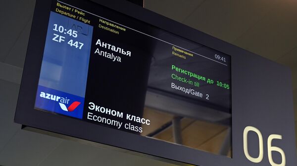 Россия и Турция выразили заинтересованность в развитии авиасообщения