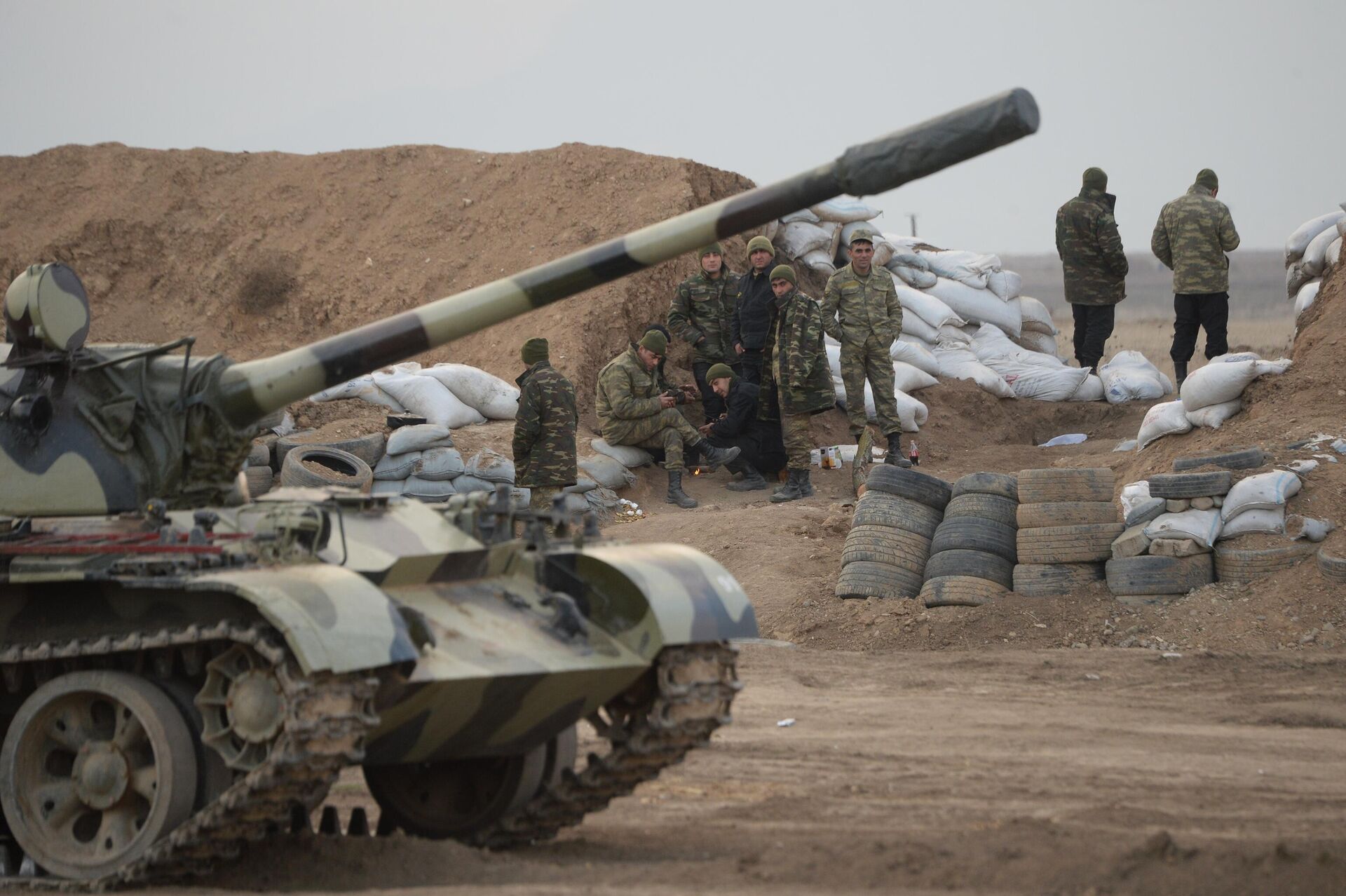 Азербайджанские военнослужащие на территории Агдамского района - РИА Новости, 1920, 23.06.2021