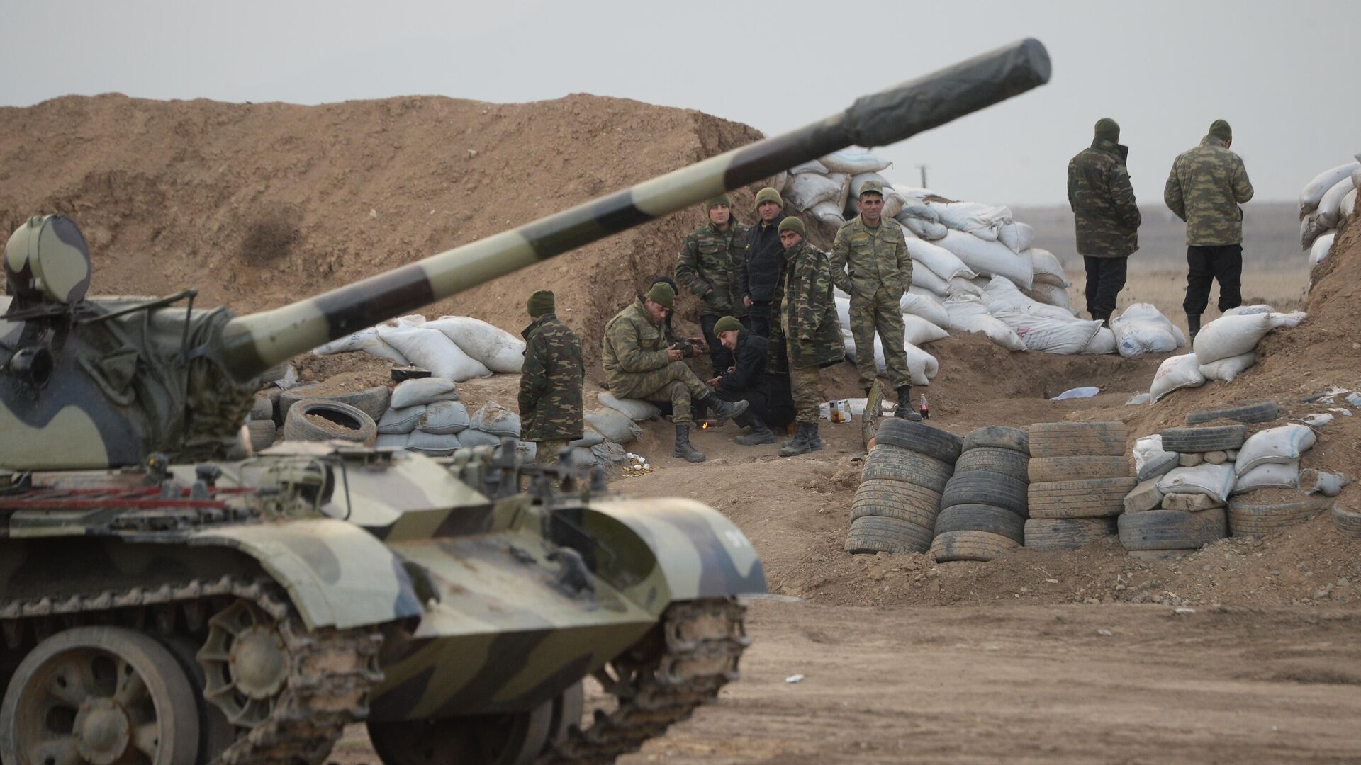 Азербайджанские военнослужащие на территории Агдамского района - РИА Новости, 1920, 10.02.2022