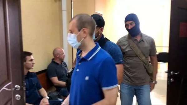 Кадры задержания симферопольца, подозреваемого в сборе сведений для Украины