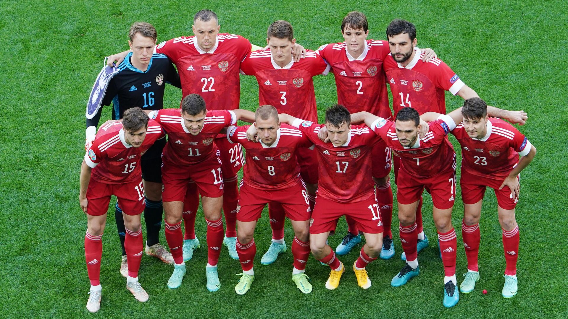 Футболисты сборной России - РИА Новости, 1920, 01.07.2021