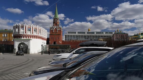 Кутафья башня и Троицкая башня Московского Кремля