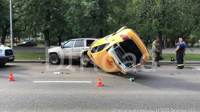 ДТП на Окской улице в Москве