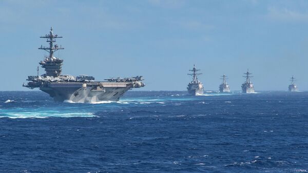 Авианосная ударная группа ВМС США в Тихом океане