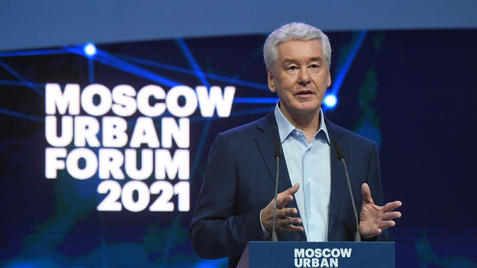 Мэр Москвы Сергей Собянин на форуме Moscow Urban Forum 2021 в парке Зарядье - РИА Новости, 1920, 03.08.2021