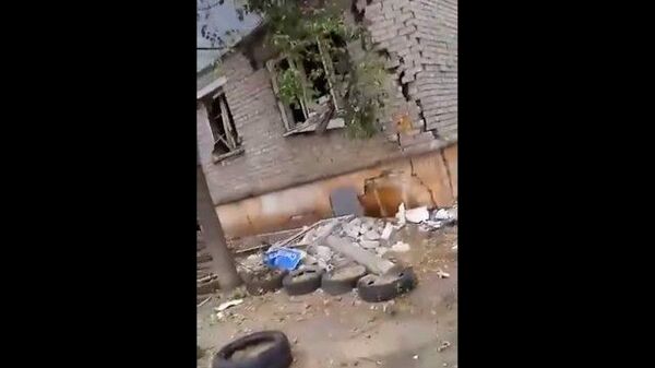 Кадры с места взрыва газа в жилом доме в Нижнем Новгороде