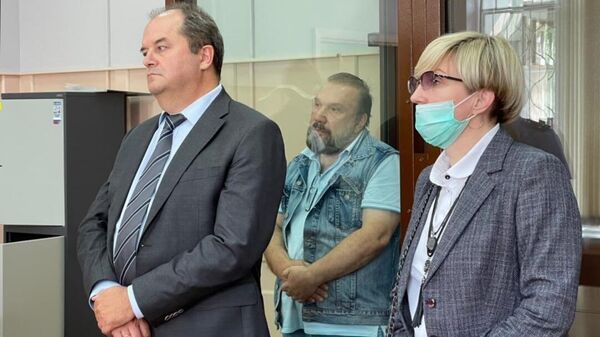 Бизнесмен Виктор Батурин на заседании Басманного суда Москвы