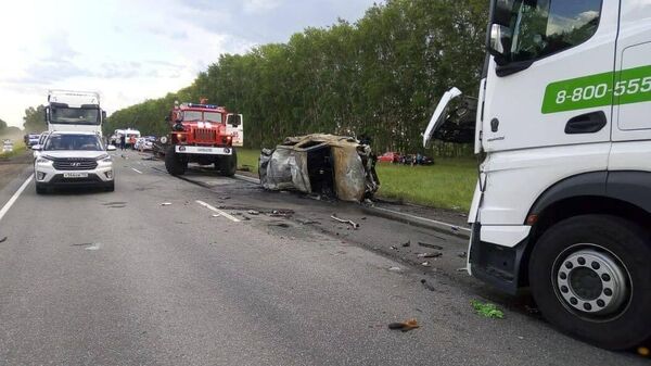 На месте ДТП в Кушнаренковском районе Башкортостана 