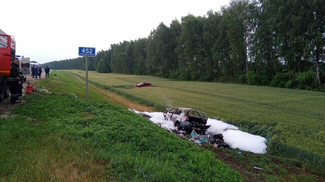 На месте ДТП в Тамбовской области, где погиб ребенок