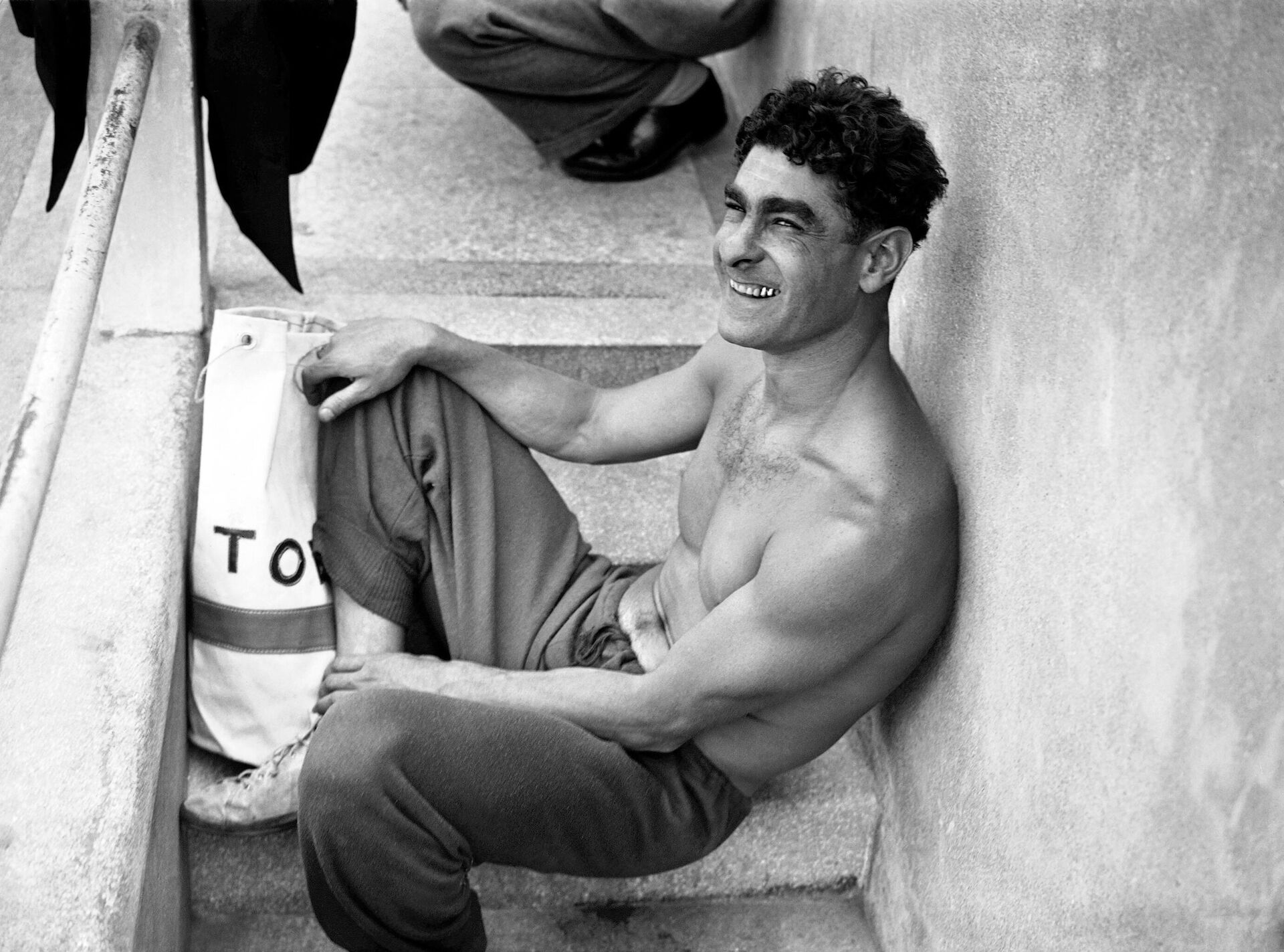 Французский пловец, участник Олимпийских игр 1948 года в Лондоне Альфред Накаш - РИА Новости, 1920, 03.07.2021