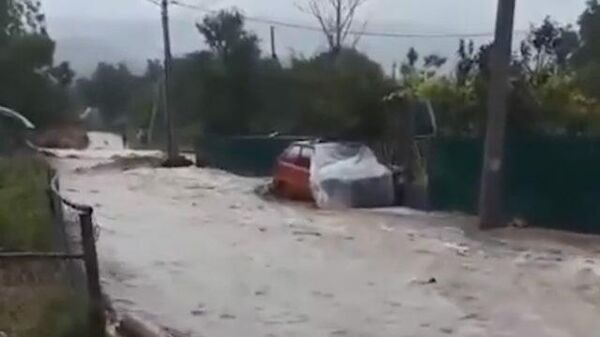 Дождь в Ялте и других районах Крыма привел к подтоплениям