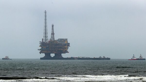Добыча нефти марки Brent в Северном море