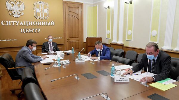 Заседание оперативного штаба в Омской области