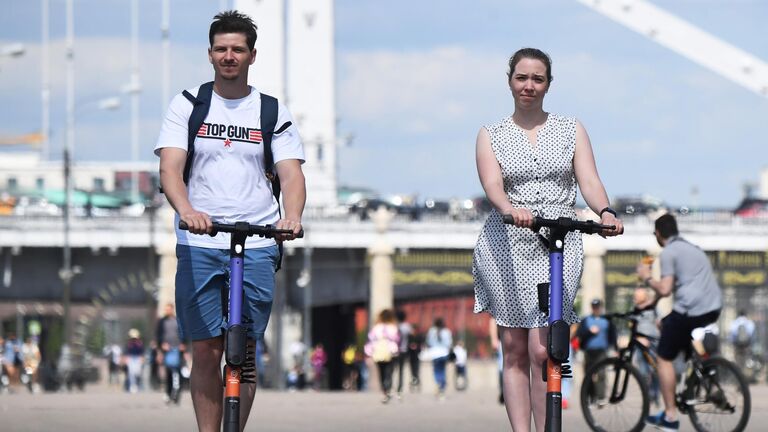 В Москве появились медленные зоны для электросамокатов