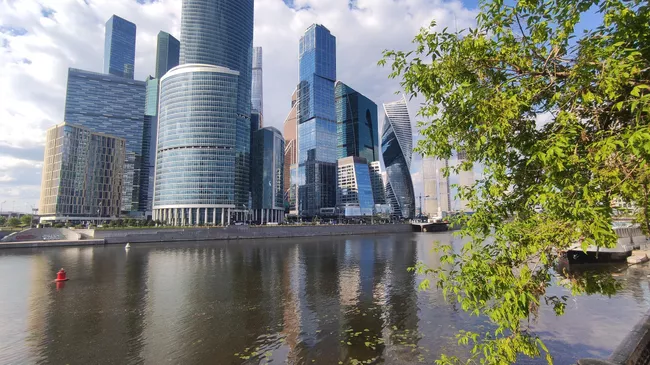 Московский международный деловой центр Москва-Сити (ММДЦ) на набережной Тараса Шевченко в Москве
