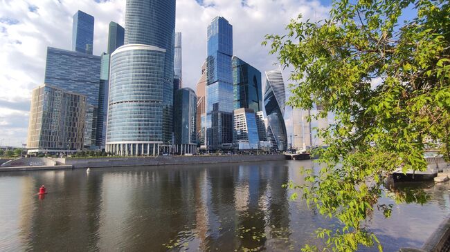 Московский международный деловой центр Москва-Сити (ММДЦ) на набережной Тараса Шевченко в Москве