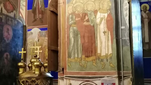 Фрески Рождественского собора в Суздальском кремле